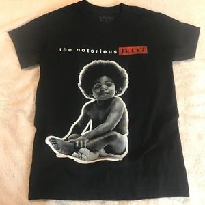 Notorious B.I.G. Baby Photo Tee Shirt Small
